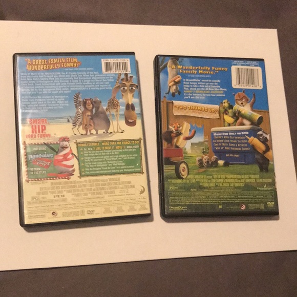 Two DVDs: Madagascar + Over The Hedge DVDs - Picture 2 of 10